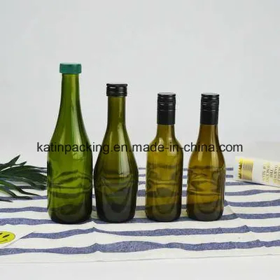 Botella de vidrio mini botella de champán 200ml