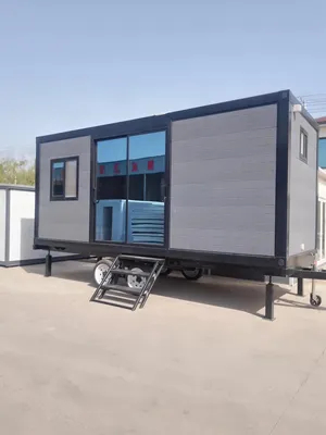 Casa de contenedor prefabricado de 20 pies fácil de instalar prefabricado