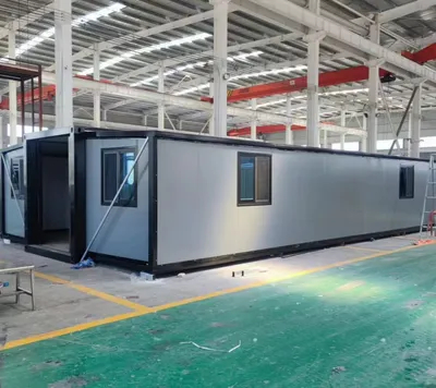 Estructura de acero fácil Instalar rápida Instalación prefabricable Casa de contenedor plegable expandible