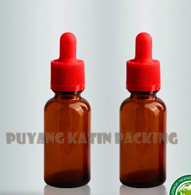 Vial de botella de vidrio atornillado tubular para embalaje cosmético y farmacéutico