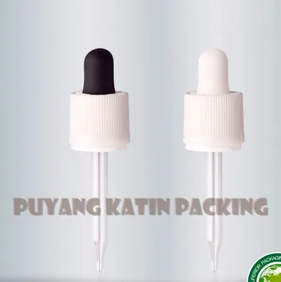 Goteros de vidrio con tapa y bombilla para el vial de botella de aceite