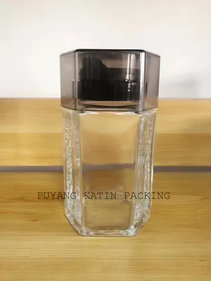 250g de alta calidad 350g 500g 700g botella de miel de vidrio transparente moldeado atornillado