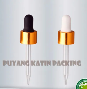 Pipetas de vidrio goteros de envasado cosmético botella de vidrio vial