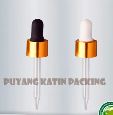 Pipetas de vidrio goteros de envasado cosmético botella de vidrio vial