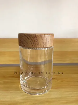 135G 250G 350G 500G 700G Botella de miel de vidrio transparente moldeado en forma