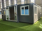 Casa de contenedor desmontable prefabricado fácil de ensamblar con pared de estructura de acero ligero