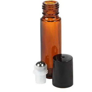 Vial de botella de vidrio de 10 ml de vaso de vidrio ámbar en la pelota