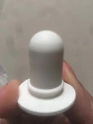 Cabezal de goma de bulbo de silicona blanco de 28 'con tapa de 28'