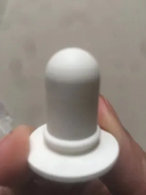 Cabezal de goma de bulbo de silicona blanco de 28 'con tapa de 28'