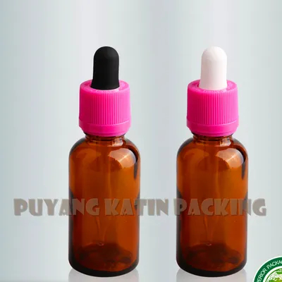 Pipeta de vidrio con tapa de color