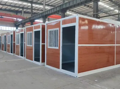 Instalación rápida de la casa de contenedores fáciles de ensamblaje Campamento de campamento