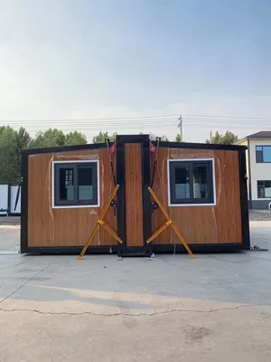 Casa de contenedores móvil prefabricados de 700 mm de ancho de 700 mm