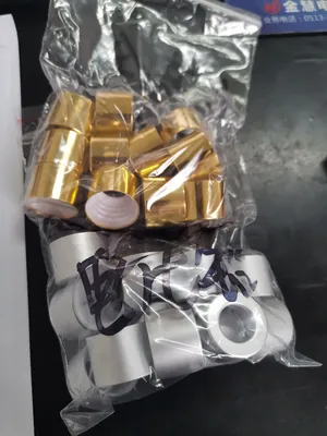 Tapa de aluminio/tapa de aluminio electroquímial con botella de cuentagotas