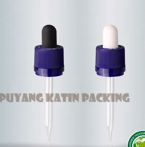 Golpero de vidrio con tapa de color y bulbo de color