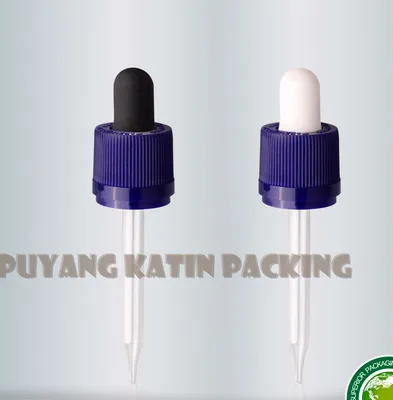 Golpero de vidrio con tapa de color y bulbo de color