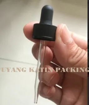 Pipetas de vidrio para empaquetado cosmético de aceite esencial