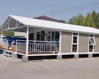 Casa de contenedores con cubierta Instale la casa de contenedores plegables