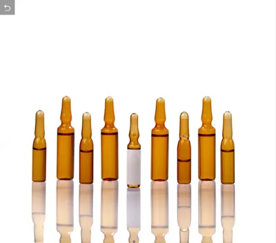 Inyección farmacéutica Amber o Amber Glass Ampoule 1 ml