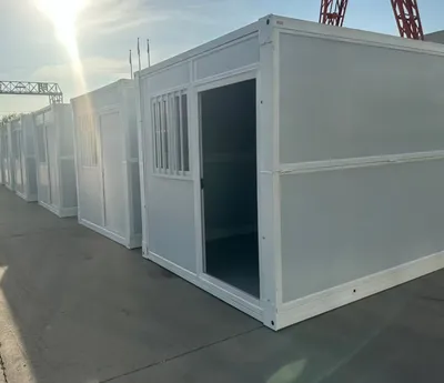 Cabina de casa pequeña/casa modular/casa pequeña en la rueda con techo prefabricado recipiente para el hogar Home For Sale Plazo