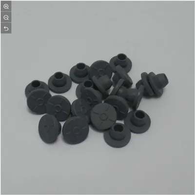 Tope de butyl tope botella con anillo de sello