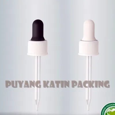 Impresión de pipetas de vidrio de calibración para paquete de aceite esencial