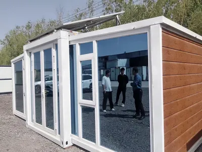 Casa de contenedor modular portátil expandible prefabricado