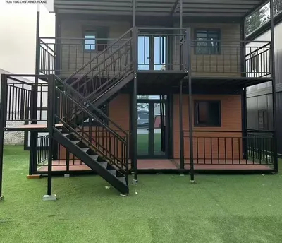 Perfab House Business Container House adecuada para instalar en la tapa de la techo 2 pisos