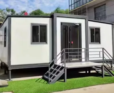 40 pies 1/2/3 dormitorios Alas dobles Casa de contenedor plegable expandible
