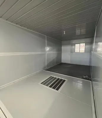 Casa de contenedor plegado fácil de ensamblar la oficina de contenedores de instalación rápida