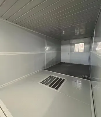 Casa de contenedor plegado fácil de ensamblar la oficina de contenedores de instalación rápida