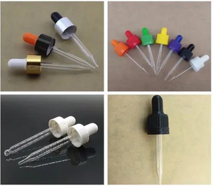 Pipeta de gotero de vidrio pipeta de aceite esencial Vial de botella