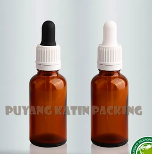 5 ml 10ml 20 ml de gotera de botella de vidrio transparente