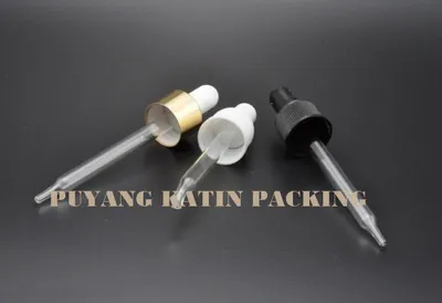 Pipetas de vidrio cónico goteros de perfume botella de vidrio envasado cosmético