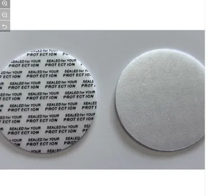 Botella sellada de plástico cubierta de vidrio sellador de sellador de aluminio de aluminio revestimiento