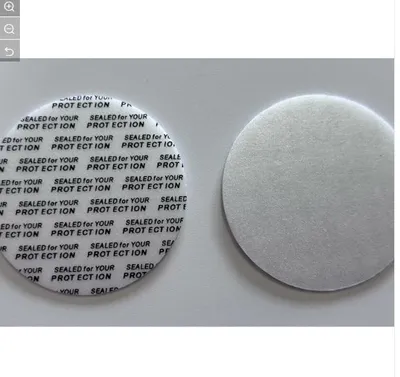 Botella sellada de plástico cubierta de vidrio sellador de sellador de aluminio de aluminio revestimiento