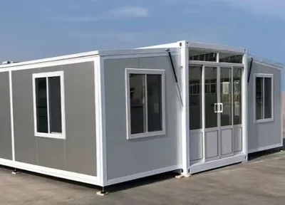 Casa de contenedor plegable expandible portátil personalizado 40 pies 3 pies