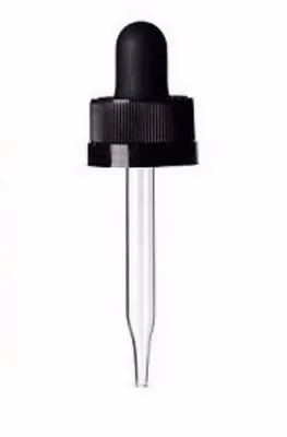 Golpero de pipeta de vidrio con tapa y bombilla para la botella de Boston