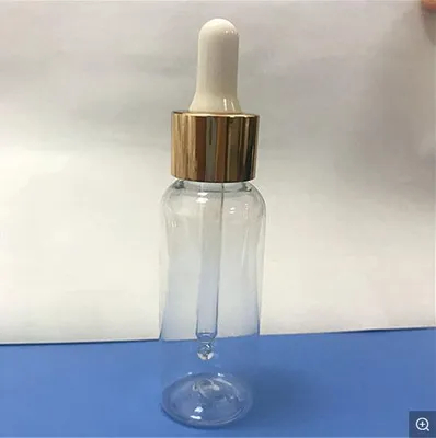 Cubierta de plástico de aluminio para botella de cuentagotas