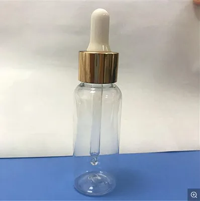 Cubierta de plástico de aluminio para botella de cuentagotas