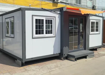 Oficina de acampar de Camping de contenedores plegables móvil prefabricables prefabricables