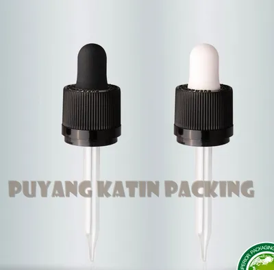 Venta caliente atornillada pp 28 tapa con bombilla y goteros