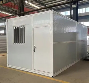 Campamento de oficina de contenedores de instalación rápida pliegada portátil prefabricada