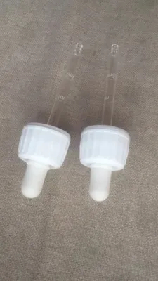 Botella de vidrio atornillada de 28 'con pipeta para cuentagotas