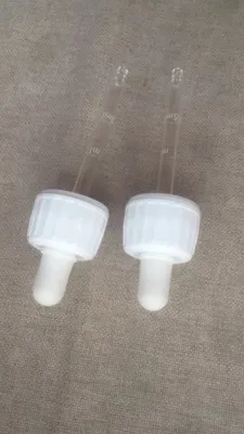 Botella de vidrio atornillada de 28 'con pipeta para cuentagotas