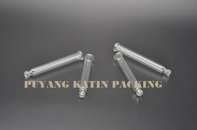 Pipetas de vidrio de bola redonda para empacar cosmético