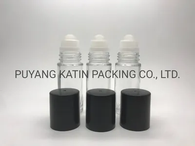 Rollo personalizado en botellas de vidrio tubular transparente de 20 ml